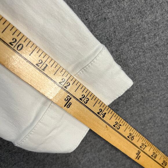 Susan Graver Stretch Denim Jacket with Contrast Trim White, Large - Picture 5 of 9